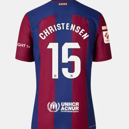 Barcelona CHRISTENSEN 15 Home Jersey 23-24