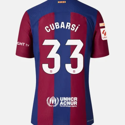 Barcelona CUBARSÍ 33 Home Jersey 23-24