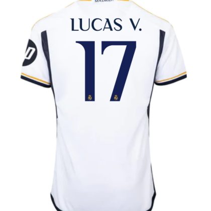Real Madrid Lucas V. 17 Home Jersey 23-24