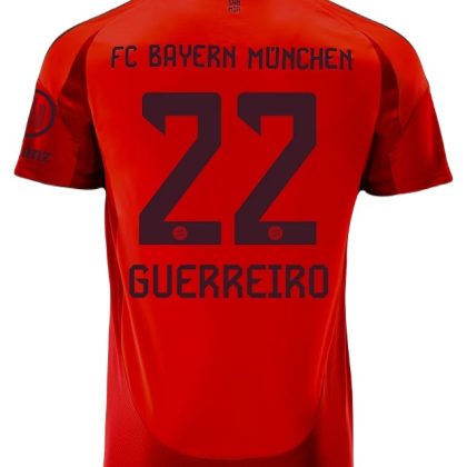 Bayern Munich Guerreiro 22 Home Jersey 24-25