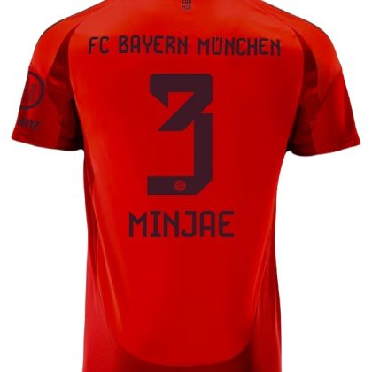 Bayern Munich Minjae 3 Home Jersey 24-25