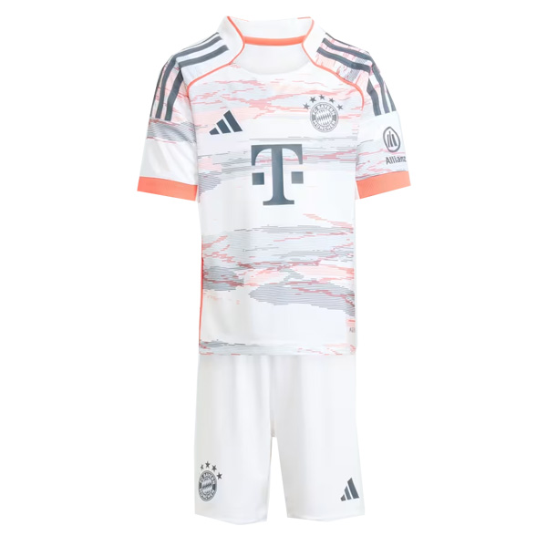 Bayern Munich Away Jersey Kids Kit 25-26