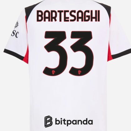 AC Milan Away BARTESAGHI 33 Jersey 25-26
