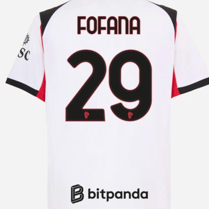 AC Milan Away FOFANA 29 Jersey 25-26