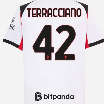 AC Milan Away TERRACCIANO 42 Jersey 25-26