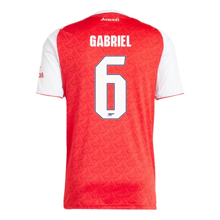Arsenal Home GABRIEL 6 Champions League Jersey 25-26
