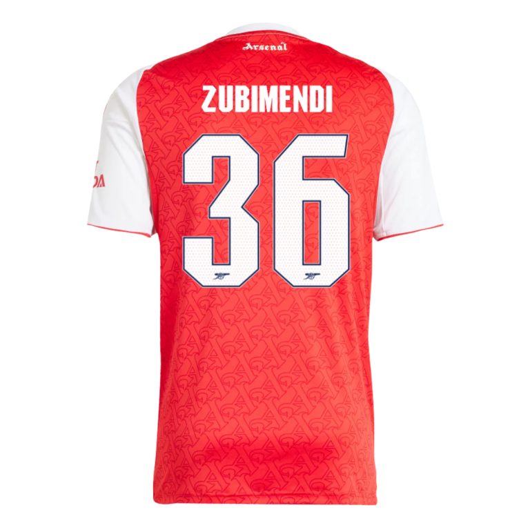 Arsenal Home ZUBIMENDI 36 Champions League Jersey 25-26