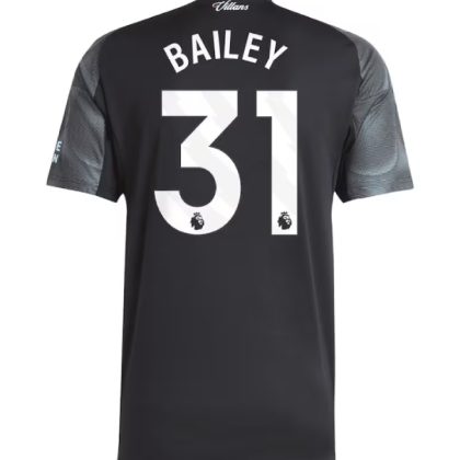 Aston Villa Away BAILEY 31 Jersey 25-26
