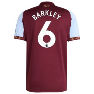 Aston Villa Home BARKLEY 6 Jersey 25-26