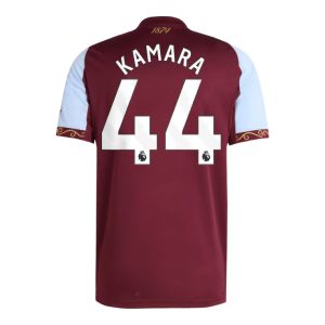 Aston Villa Home KAMARA 44 Jersey 25-26