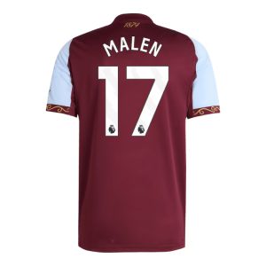 Aston Villa Home MALEN 17 Jersey 25-26