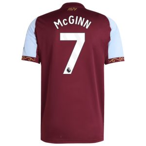 Aston Villa Home MCGINN 7 Jersey 25-26
