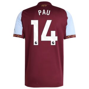 Aston Villa Home PAU 14 Jersey 25-26
