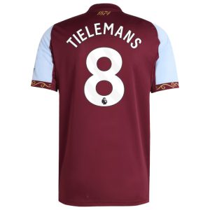 Aston Villa Home TIELEMANS 8 Jersey 25-26