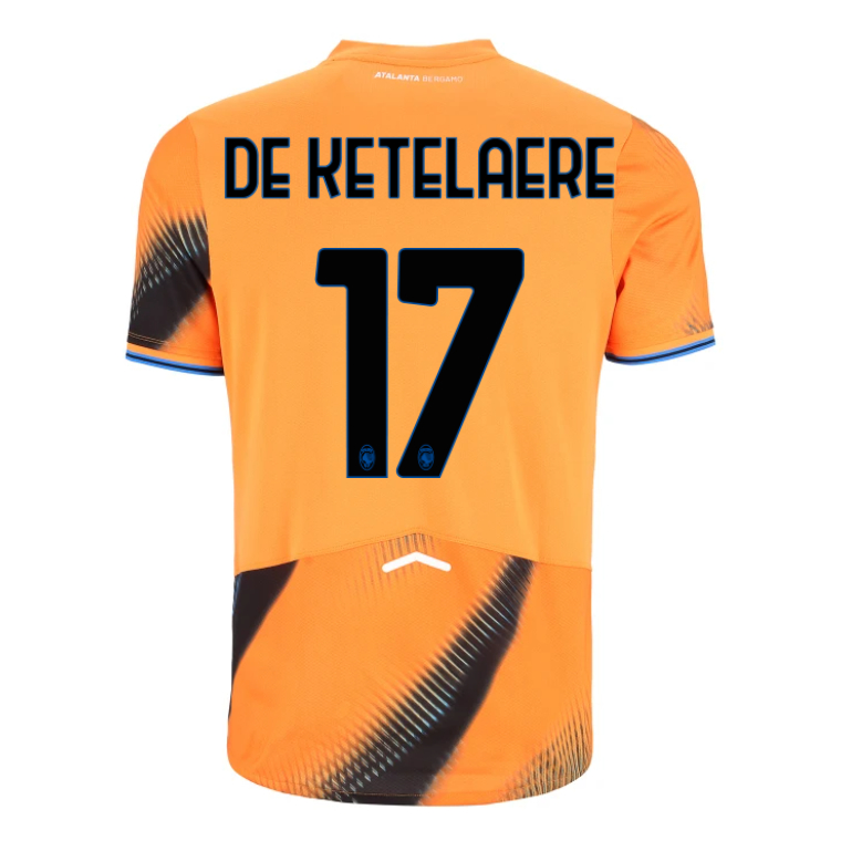Atalanta Third DE KETELAERE 17 Jersey 25-26
