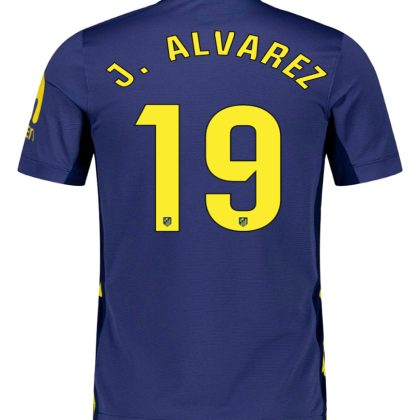 Atletico Madrid Away J. ALVAREZ 19 Jersey 25-26