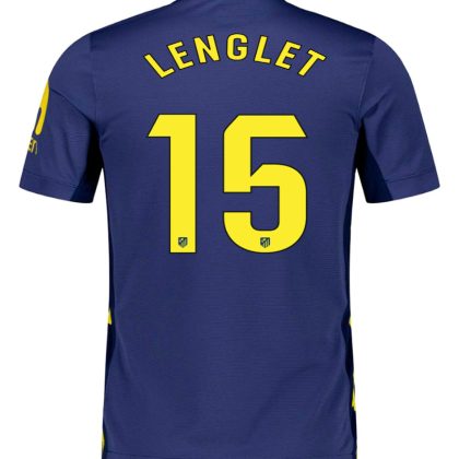Atletico Madrid Away LENGLET 15 Jersey 25-26