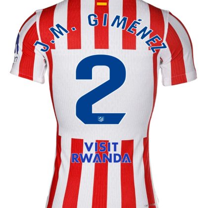 Atletico Madrid Home J.M. GIMÉNEZ 2 Jersey 25-26