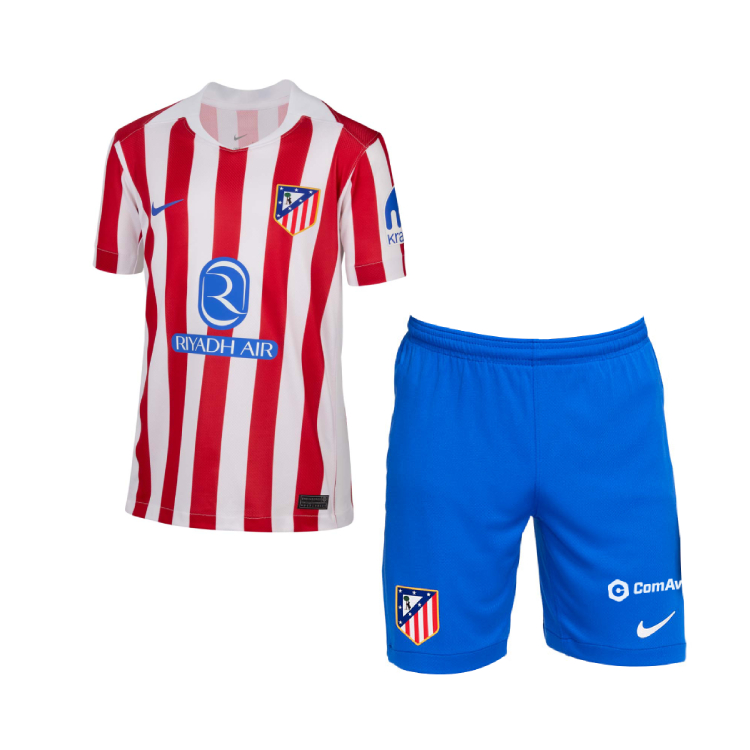 Atletico Madrid Home Jersey Kids Kit 25-26