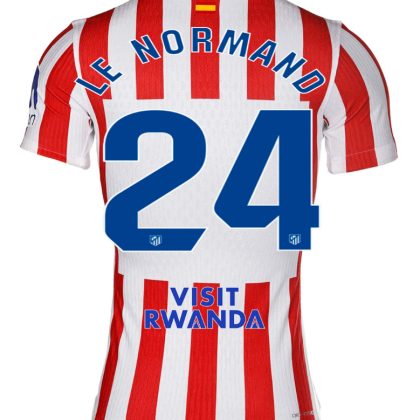 Atletico Madrid Home LE NORMAND 24 Jersey 25-26
