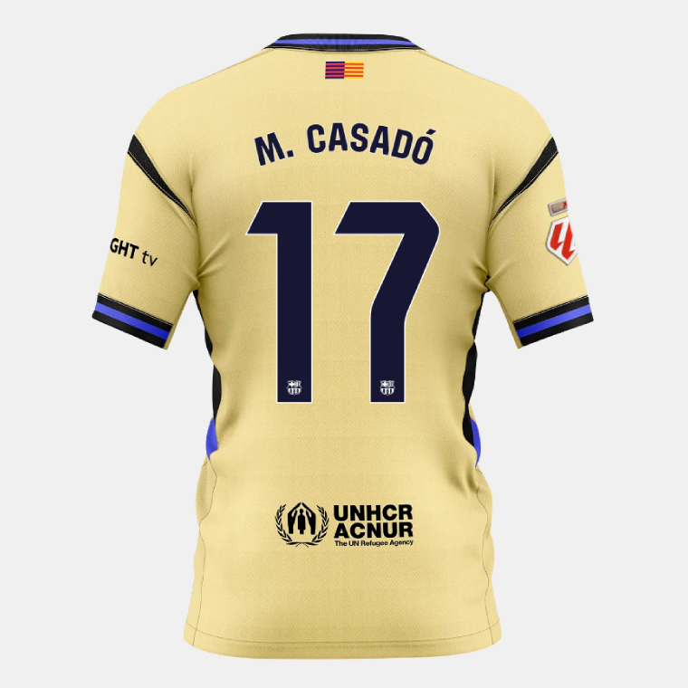 Barcelona Away X Kobe Bryant M. CASADÓ 17 Jersey 25-26 (Player Version)
