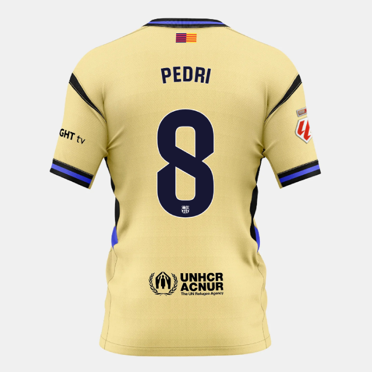 Barcelona Away X Kobe Bryant PEDRI 8 Jersey 25-26 (Player Version)