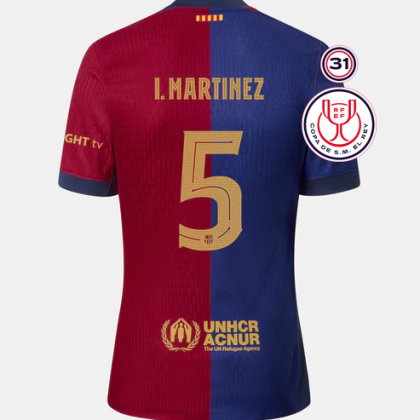 Barcelona Copa Del Rey Final I. MARTINEZ 5 Jersey 24-25