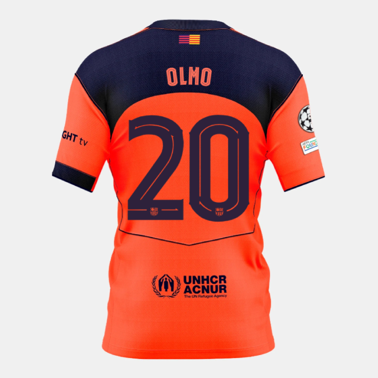 Barcelona Third OLMO 20 Jersey 25-26 (Player Version)