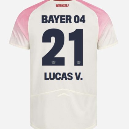 Bayer 04 Leverkusen Away LUCAS VÁZQUEZ 21 Jersey 25-26