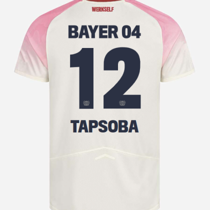Bayer 04 Leverkusen Away TAPSOBA 12 Jersey 25-26