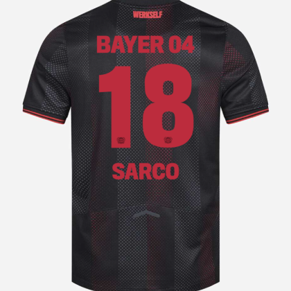 Bayer 04 Leverkusen Home SARCO 18 Jersey 25-26