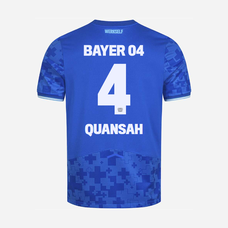 Bayer 04 Leverkusen QUANSAH 4 Third Jersey 25-26