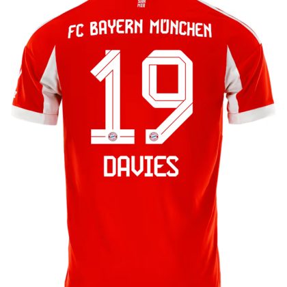 Bayern Munich Home Davies 19 Jersey 25-26