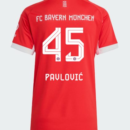 Bayern Munich Home Pavlović 45 Women Jersey 25-26