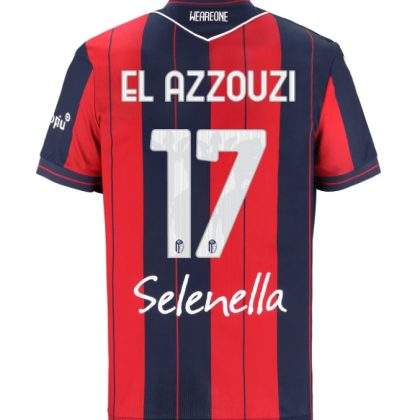 Bologna Home EL AZZOUZI 17 Jersey 25-26