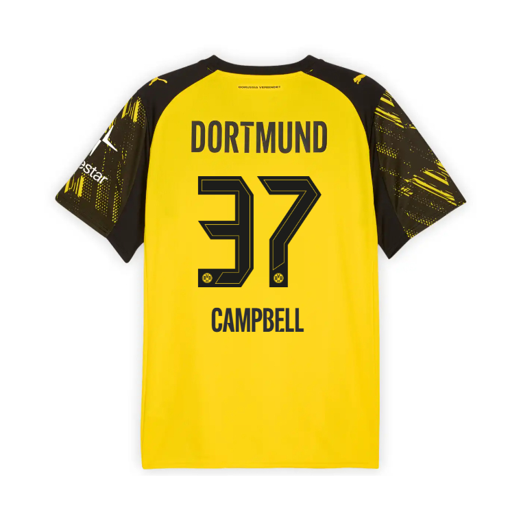 Borussia Dortmund Home CAMPBELL 37 Jersey 25-26