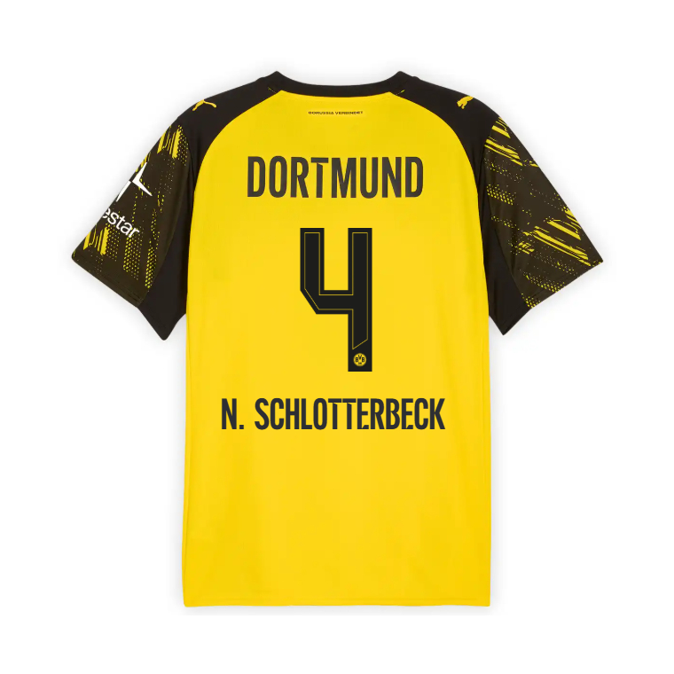 Borussia Dortmund Home N. SCHLOTTERBECK 4 Jersey 25-26