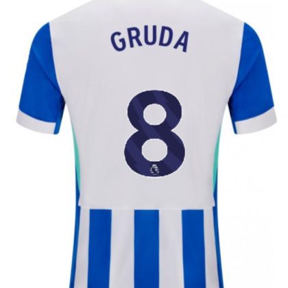 Brighton Hove Albion Home GRUDA 8 Jersey 25-26