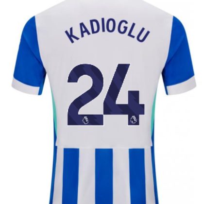 Brighton Hove Albion Home KADIOGLU 24 Jersey 25-26