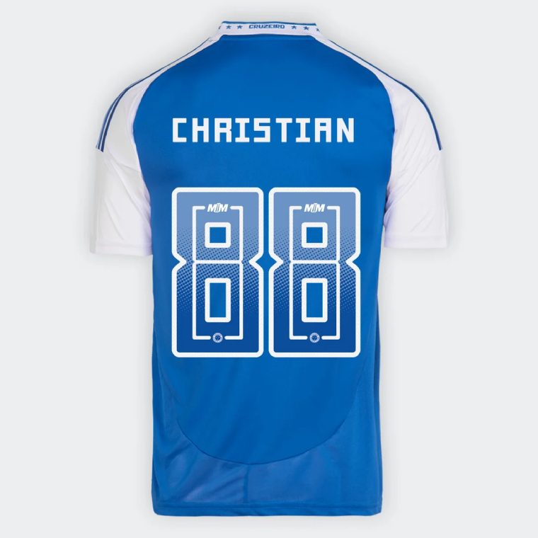 Cruzeiro Home CHRISTIAN 88 Jersey 25-26