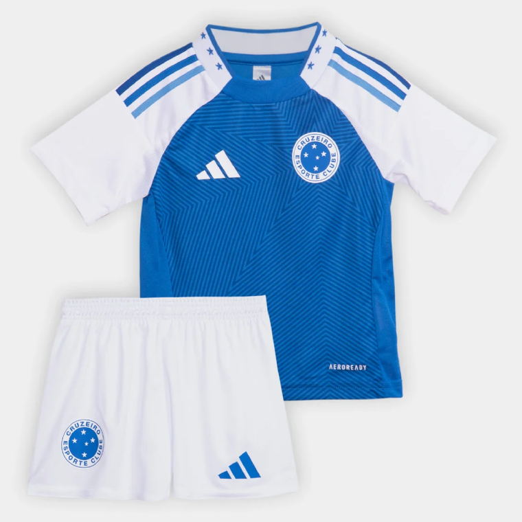 Cruzeiro Home Jersey Kids Kit 25-26