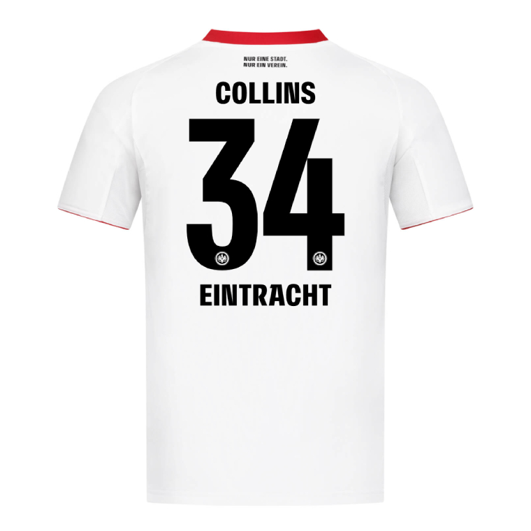 Eintracht Frankfurt Away COLLINS 34 Jersey 25-26