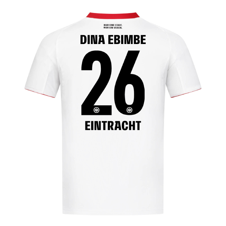 Eintracht Frankfurt Away DINA EBIMBE 26 Jersey 25-26