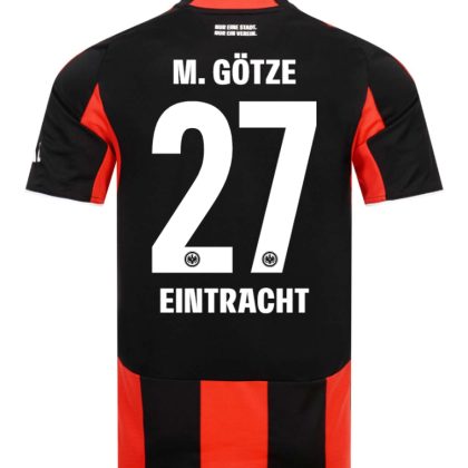 Eintracht Frankfurt Home M. GÖTZE 27 Jersey 25-26