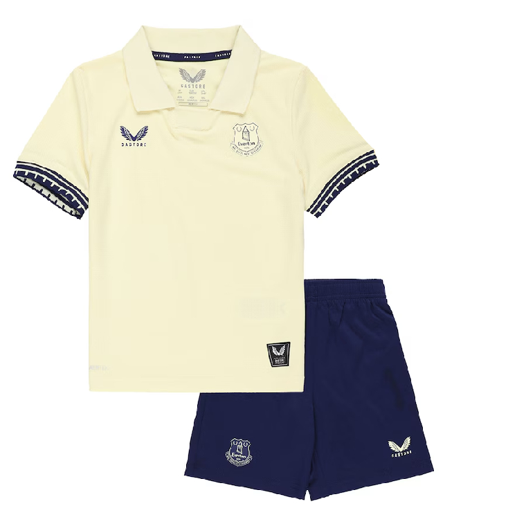Everton Away Jersey Kids Kit 25-26