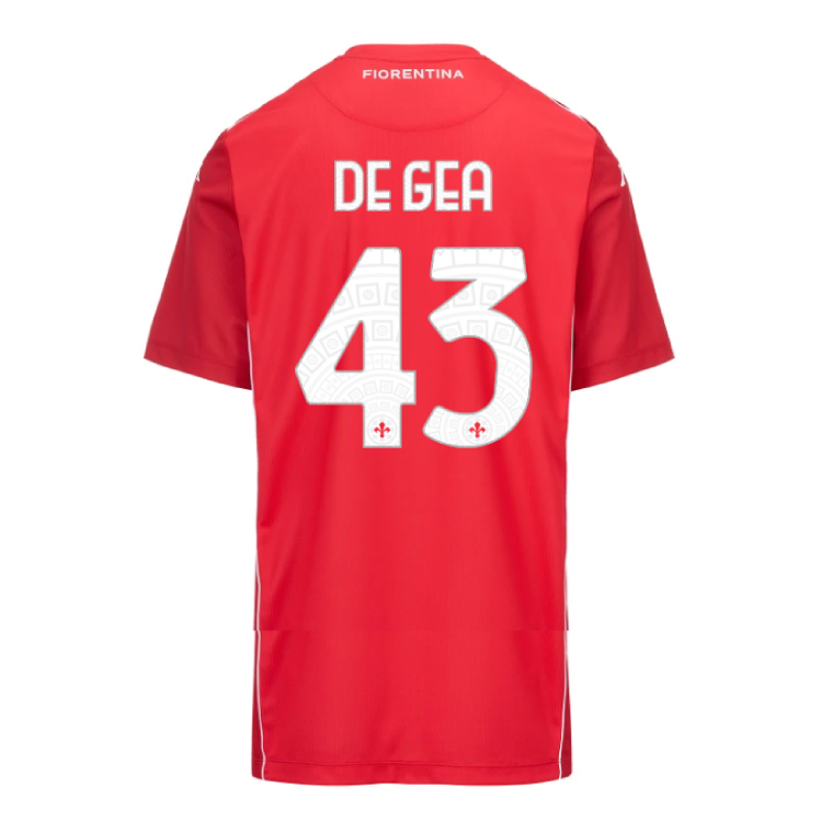 Fiorentina Goalkeeper DE GEA 43 Red Jersey 25-26