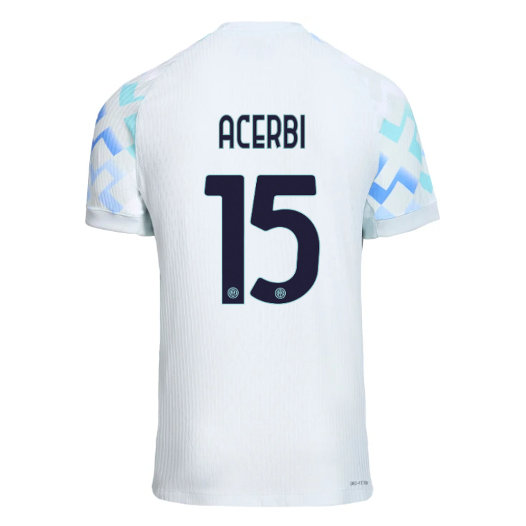 Inter Milan Away ACERBI 15 Jersey 25-26 (Player Version)