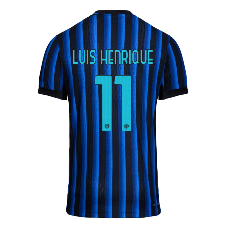 Inter Milan Home LUIS HENRIQUE 11 Jersey 25-26 (Player Version)