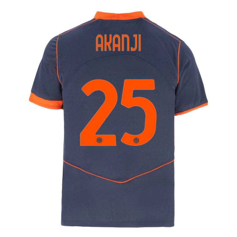 Inter Milan Third AKANJI 25 Jersey 25-26