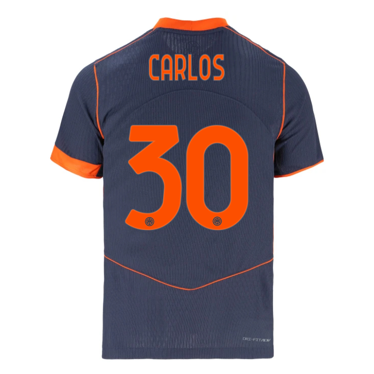 Inter Milan Third CARLOS 30 Jersey 25-26 (Player Version)